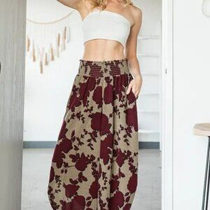 Relaxed Fit Cropped Pants